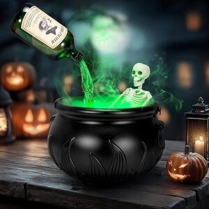 Halloween Skeleton Cauldron mist maker